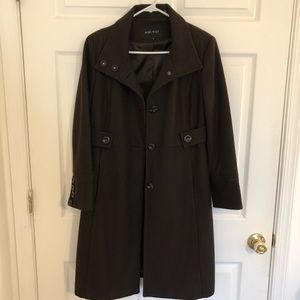 Nine West Brown/Black Pea Coat